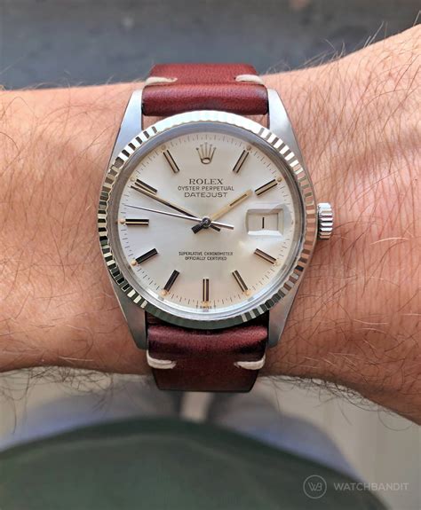 leather straps for rolex datejust ii|vintage Rolex with leather strap.